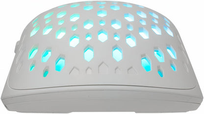 Baracuda OCTOPUS RGB | Bekabelde Gaming Muis | Rechtshandig | USB-A | 3600 DPI | Wit - Matmuis