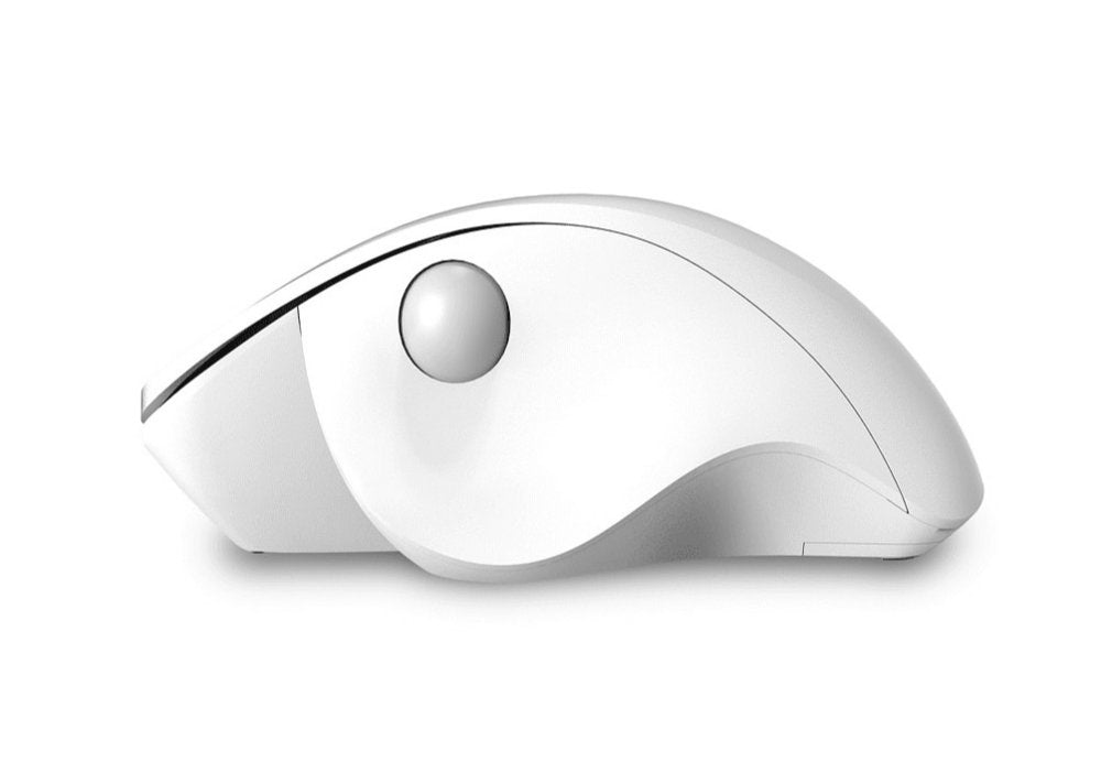 Qware Luton | Draadloze Muis | Links- en Rechtshandig | RF | 1600 DPI | Wit - Matmuis
