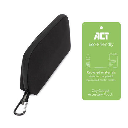 ACT AC8501 | Hand- & Schoudertas | Gerecycled PET (rPET) | Unisex | Zwart - Matmuis - Matmuis