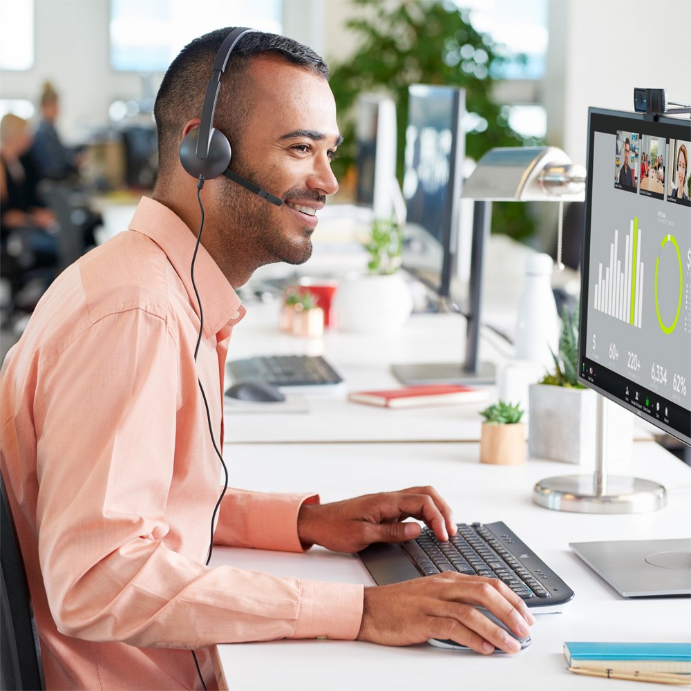 Logitech H340 | Bedrade On-Ear USB Headset | Zwart - Matmuis - Matmuis