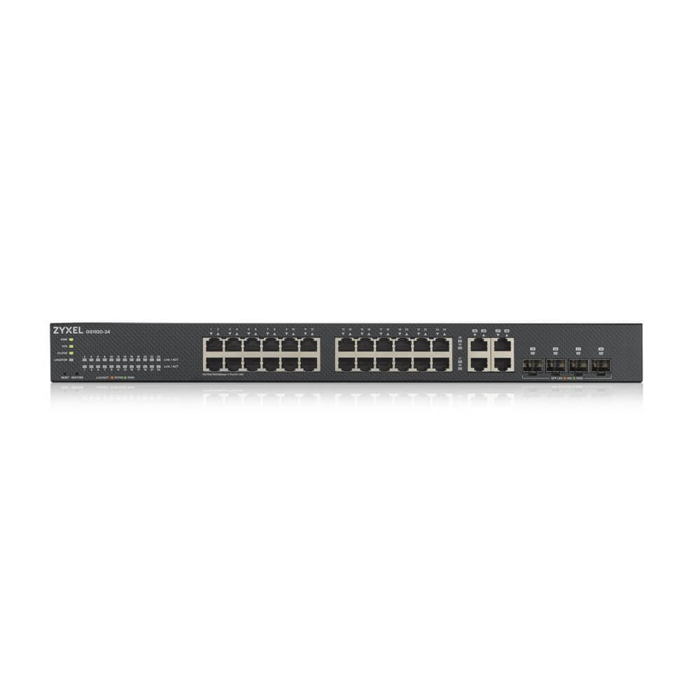 Zyxel GS1920-24V2 | Managed Switch | Gigabit Ethernet (10/100/1000) | 24 poorten - Matmuis