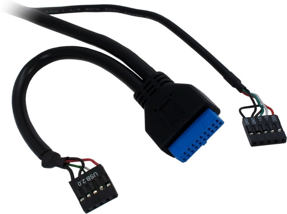 Inter-Tech CI-01 | Interne geheugenkaartlezer | USB 3.2 Gen 1 (5 Gbps) | 3.5