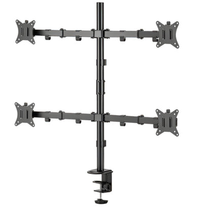 SBOX LCD-352/4-2 | Verstelbare Monitor-bureaubeugel | Tot 32" | Max 9kg | VESA 100x100 | 4 Monitoren - Matmuis - Matmuis