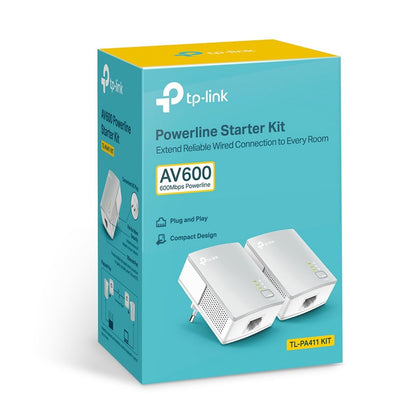 TP-Link PA411KIT | Powerline Adapter Set | 500 Mbps | Fast Ethernet | Wit - Matmuis