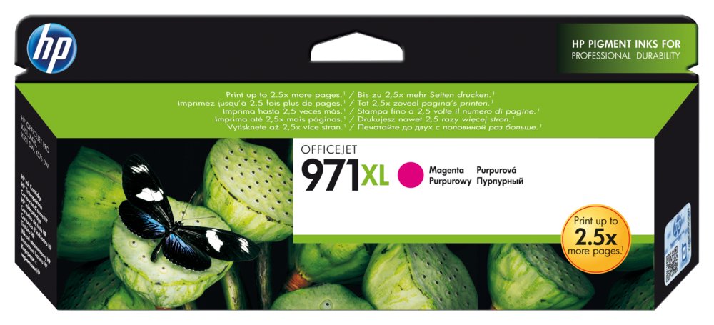 HP 971XL | Originele Inktcartridge | High-Capacity | Magenta - Matmuis - Matmuis