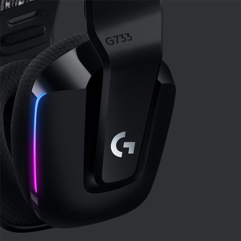Logitech G G733 LIGHTSPEED Wireless Gaming Headset | RGB | Zwart - Matmuis