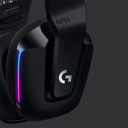 Logitech G G733 LIGHTSPEED Wireless Gaming Headset | RGB | Zwart - Matmuis