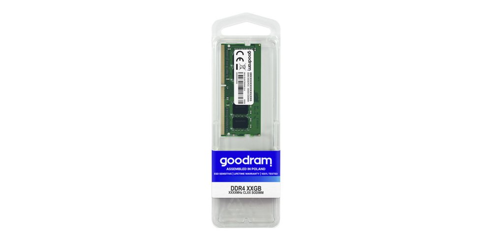 Goodram GR3200S464L22/16G | 16GB DDR4 3200 MHz | SO-DIMM (1×16GB) | CL22
