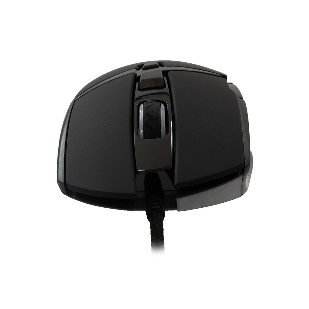 Baracuda RAPTOR RGB | Bedrade Gaming Muis | USB-A | 6400 DPI | Zwart - Matmuis