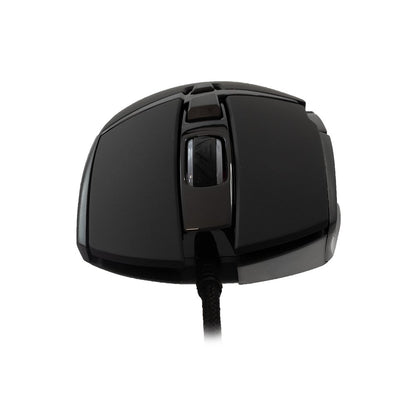 Baracuda RAPTOR RGB | Bedrade Gaming Muis | USB-A | 6400 DPI | Zwart - Matmuis