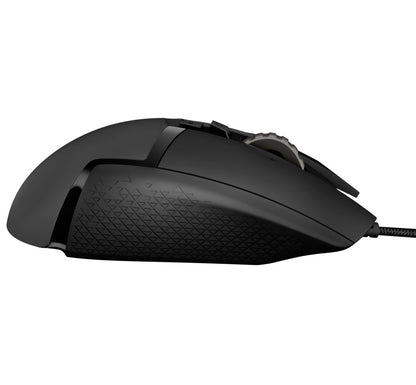 Logitech G502 HERO | Gaming Muis | Rechtshandig | USB-A (bedraad) | 100 - 25.600 DPI | Zwart - Matmuis - Matmuis