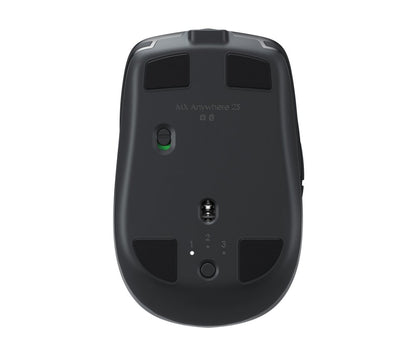 Logitech MX Anywhere 2S | Draadloze Muis | Rechtshandig | RF + Bluetooth | 4000 DPI | Grafiet - Matmuis - Matmuis