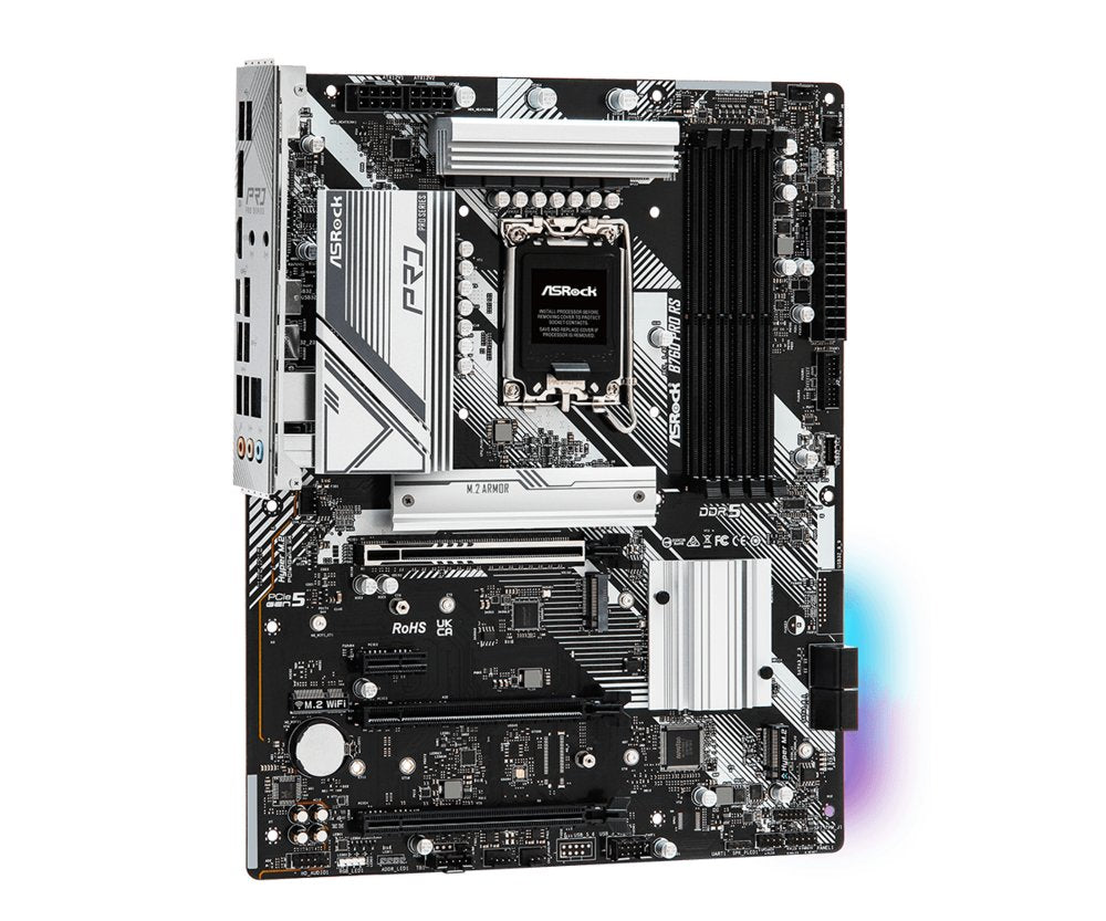 Asrock B760 PRO RS | Socket LGA 1700 | Intel B760 | 4xDDR5 | Micro-ATX | Moederbord - Matmuis - Matmuis