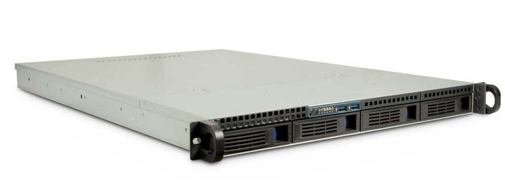 Inter-Tech IPC 1U-1404 | Server Rack Case | Zwart - Matmuis