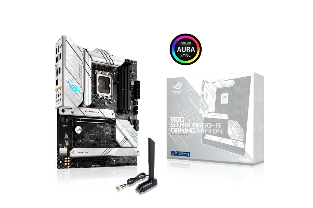 ASUS ROG STRIX B660-A GAMING WIFI D4 | Socket LGA 1700 | Intel B660 | 4xDDR4 | ATX | Moederbord - Matmuis - Matmuis