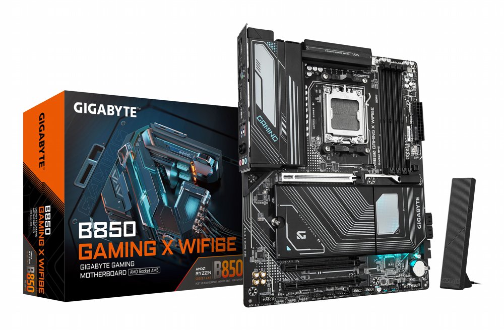 Gigabyte B850 GAMING X WIFI6E | Socket AM5 | AMD B850 | 4xDDR5 | ATX | Moederbord - Matmuis - Matmuis