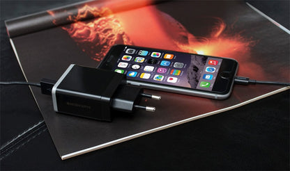 Mobiparts Quick Charge Wall Charger | Dual USB-A Oplader 26W / 4.6A | Zwart