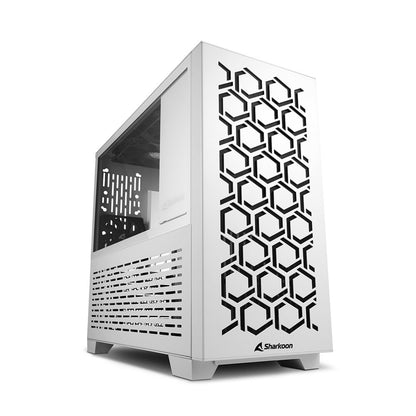 Sharkoon MS-Y1000 | Micro Tower Case | Wit - Matmuis