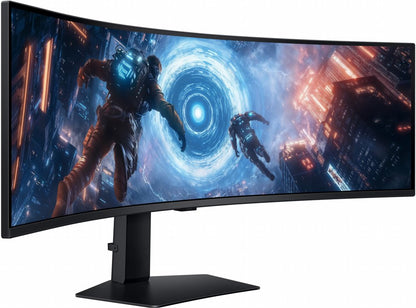 Samsung Odyssey G9 G91F 49" | 5120x1440 VA | 144Hz | 1ms | Curved UltraWide Gaming Monitor | Zwart - Matmuis - Matmuis