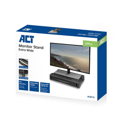 ACT AC8210 | Monitor Standaard | Tot 32" | Max 10kg | 1 Monitor - Matmuis - Matmuis