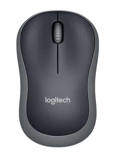 Logitech M185 | Draadloze Muis | Links- en Rechtshandig | RF | 1000 DPI | Zwart/Grijs - Matmuis - Matmuis