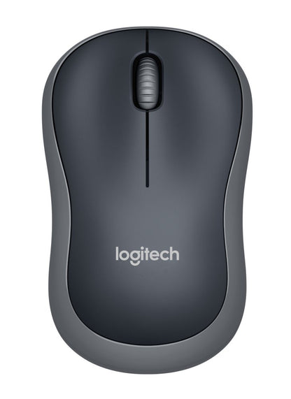 Logitech M185 | Draadloze Muis | Links- en Rechtshandig | RF | 1000 DPI | Zwart/Grijs - Matmuis - Matmuis