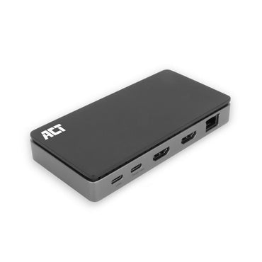 ACT AC7093 | USB-C 4K Docking Station | 2x HDMI + Ethernet + USB-C/USB-A + PD | 1m Kabel - Matmuis - Matmuis