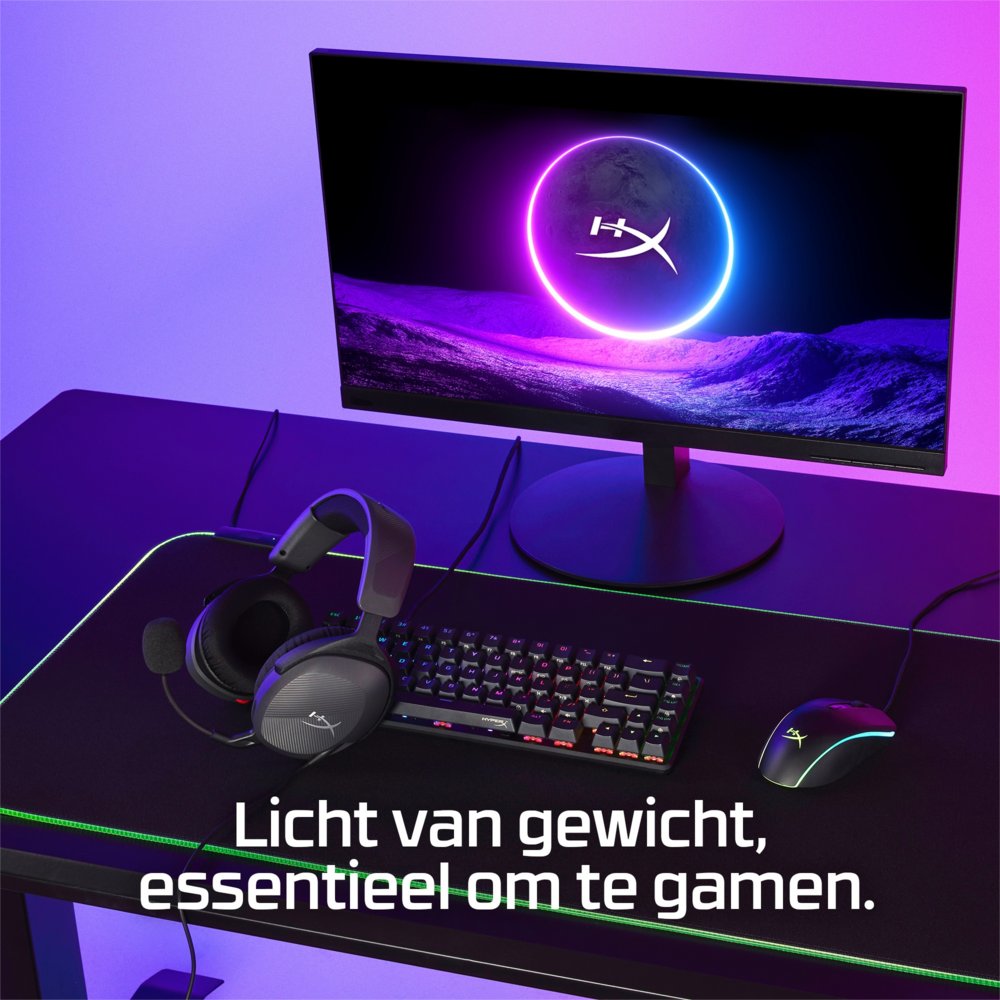 HyperX Cloud Stinger 2 Core | Bedrade Over-ear Gaming Headset | 3.5mm | Zwart - Matmuis - Matmuis