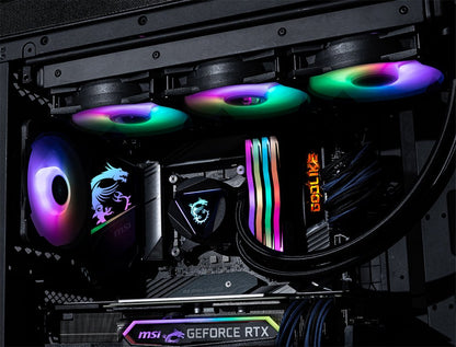 MSI MAG CoreLiquid 360R V2 | 360mm All-in-One CPU Waterkoeler | RGB | Zwart - Matmuis