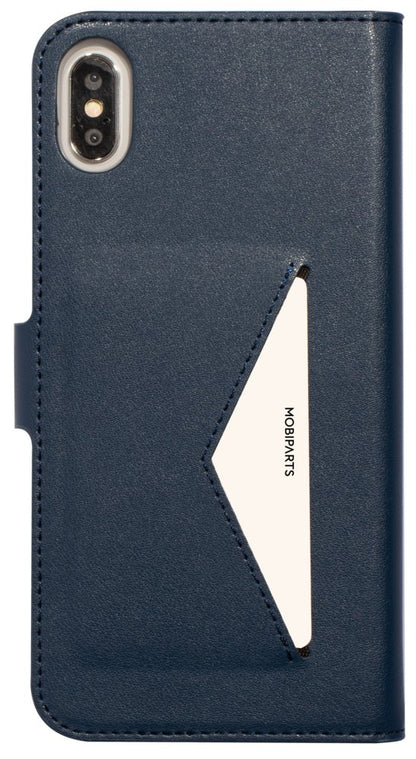 Mobiparts Classic Wallet Case | Apple iPhone XS Max | Blue - Matmuis - Matmuis