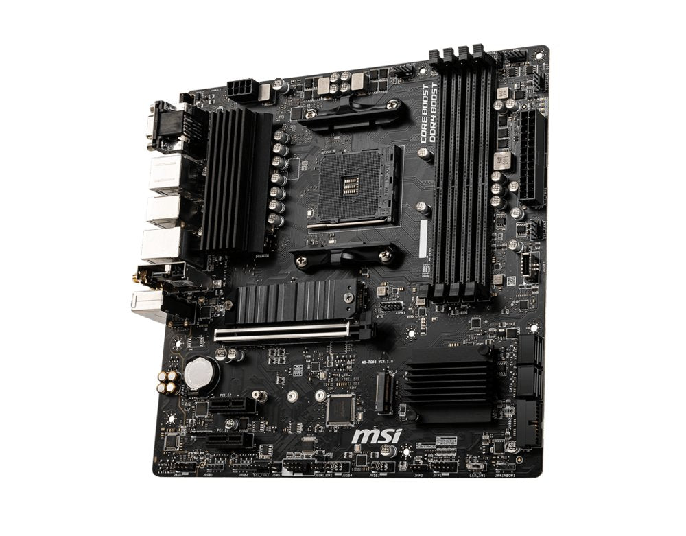 MSI B550M PRO-VDH WIFI | Socket AM4 | AMD B550 | 4xDDR4 | Micro-ATX | Moederbord - Matmuis - Matmuis