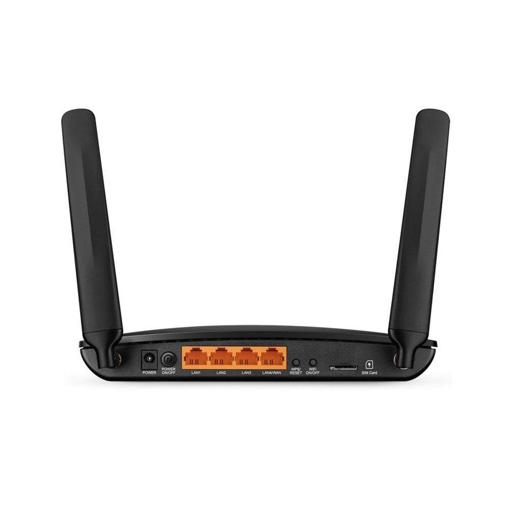 TP-Link Archer MR400 | Draadloze Dual-band Router (2.4 GHz / 5 GHz) | 4G LTE Modem | AC1200 (tot 300 + 867 Mbit/s) | Zwart - Matmuis - Matmuis