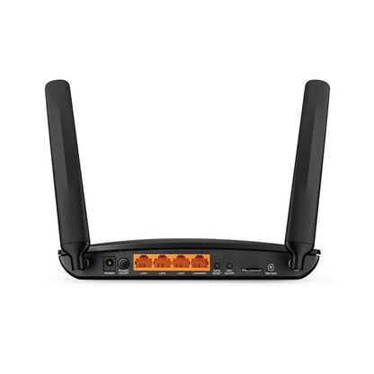 TP-Link Archer MR400 | Draadloze Dual-band Router (2.4 GHz / 5 GHz) | 4G LTE Modem | AC1200 (tot 300 + 867 Mbit/s) | Zwart - Matmuis - Matmuis