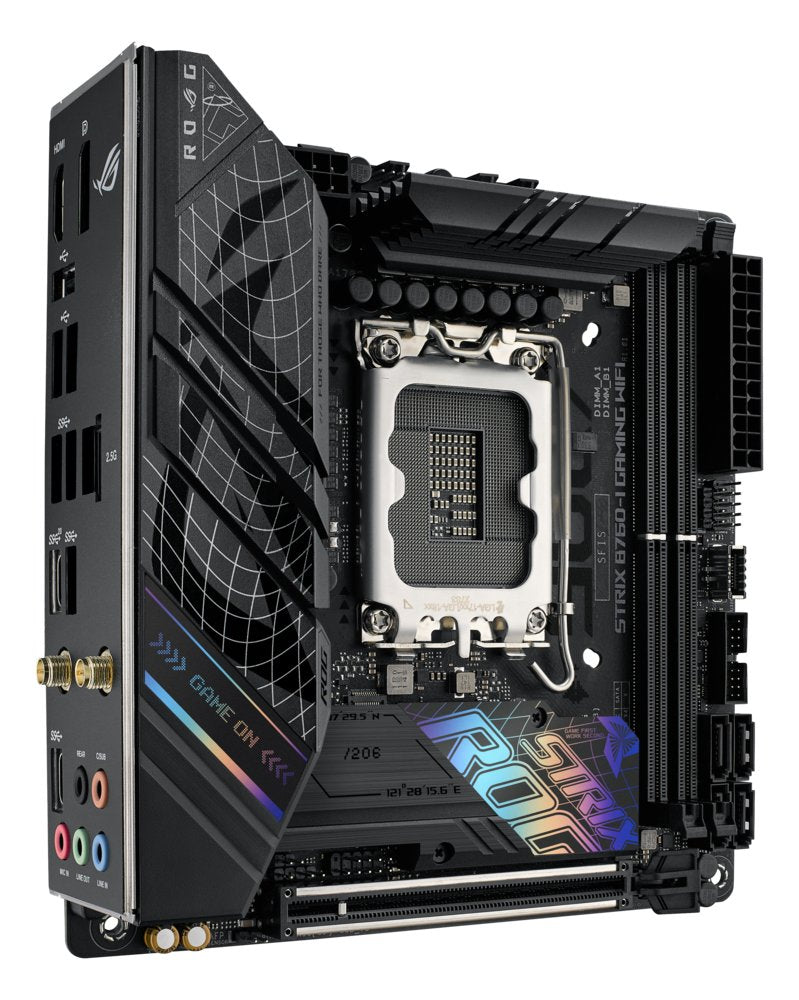 ASUS ROG STRIX B760-I GAMING WIFI | Socket LGA 1700 | Intel B760 | 2xDDR5 | Mini-ITX | Moederbord - Matmuis - Matmuis