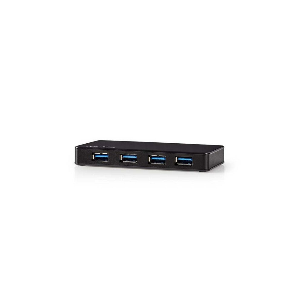 Nedis UHUBU3420BK | Interface Hub USB 3.2 Gen 1 (3.1 Gen 1) Micro-B | Zwart - Matmuis
