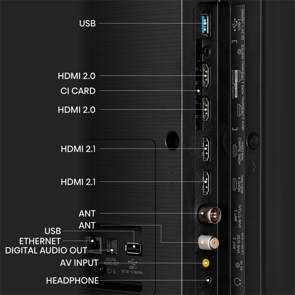 Hisense 55U79KQ | 55'' Ultra HD 4K | Mini LED Smart TV | Wifi | VIDAA | Dolby Vision | 120Hz - Matmuis - Matmuis
