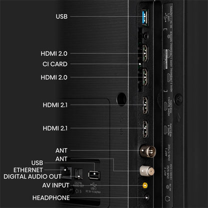 Hisense 55U79KQ | 55'' Ultra HD 4K | Mini LED Smart TV | Wifi | VIDAA | Dolby Vision | 120Hz - Matmuis - Matmuis