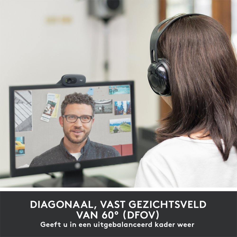 Logitech C505 HD | 720p 30FPS USB Webcam met Microfoon - Matmuis - Matmuis