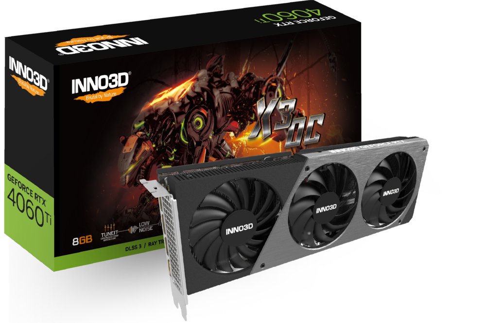 Inno3D GeForce RTX 4060 Ti X3 OC | 8GB GDDR6 VRAM | Videokaart | GPU | Nvidia - Matmuis - Matmuis