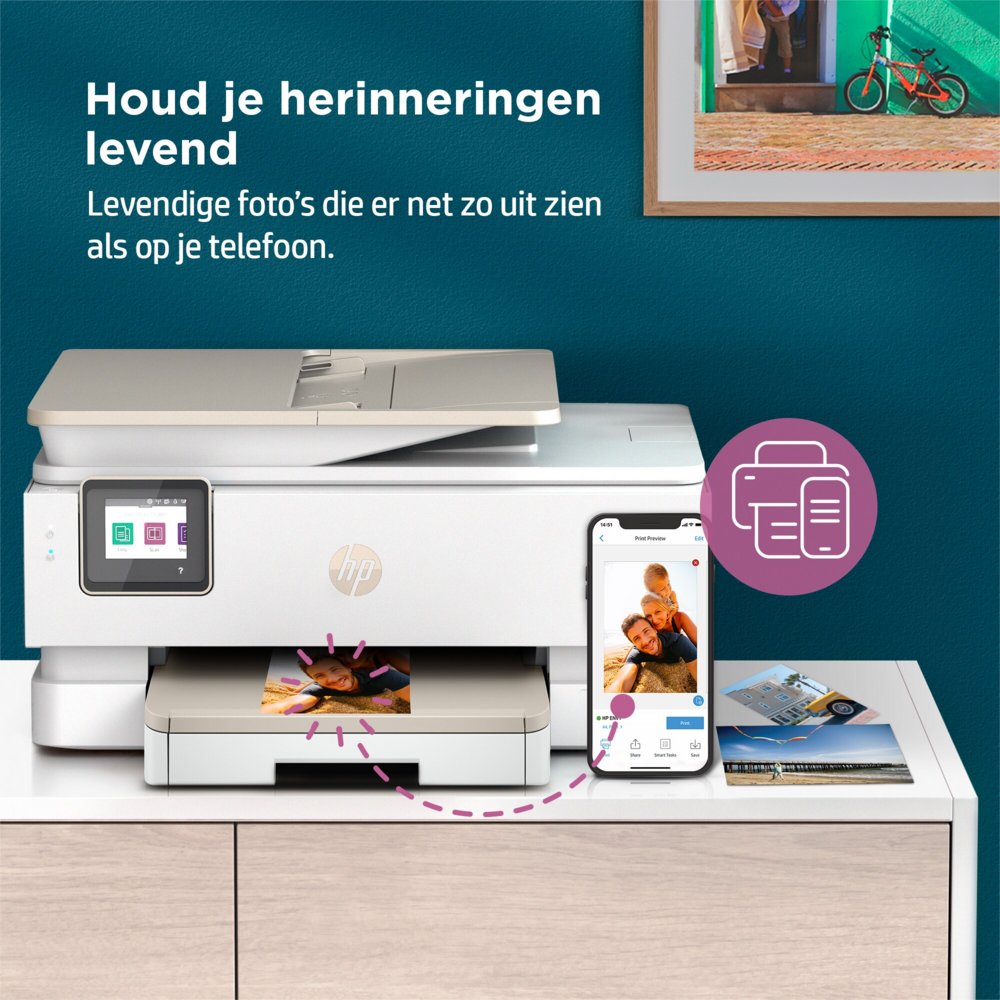 HP Envy Inspire 7920e | All-in-One Inkjetprinter | 4800 x 1200 DPI | Wi-Fi | Kleur - Matmuis - Matmuis