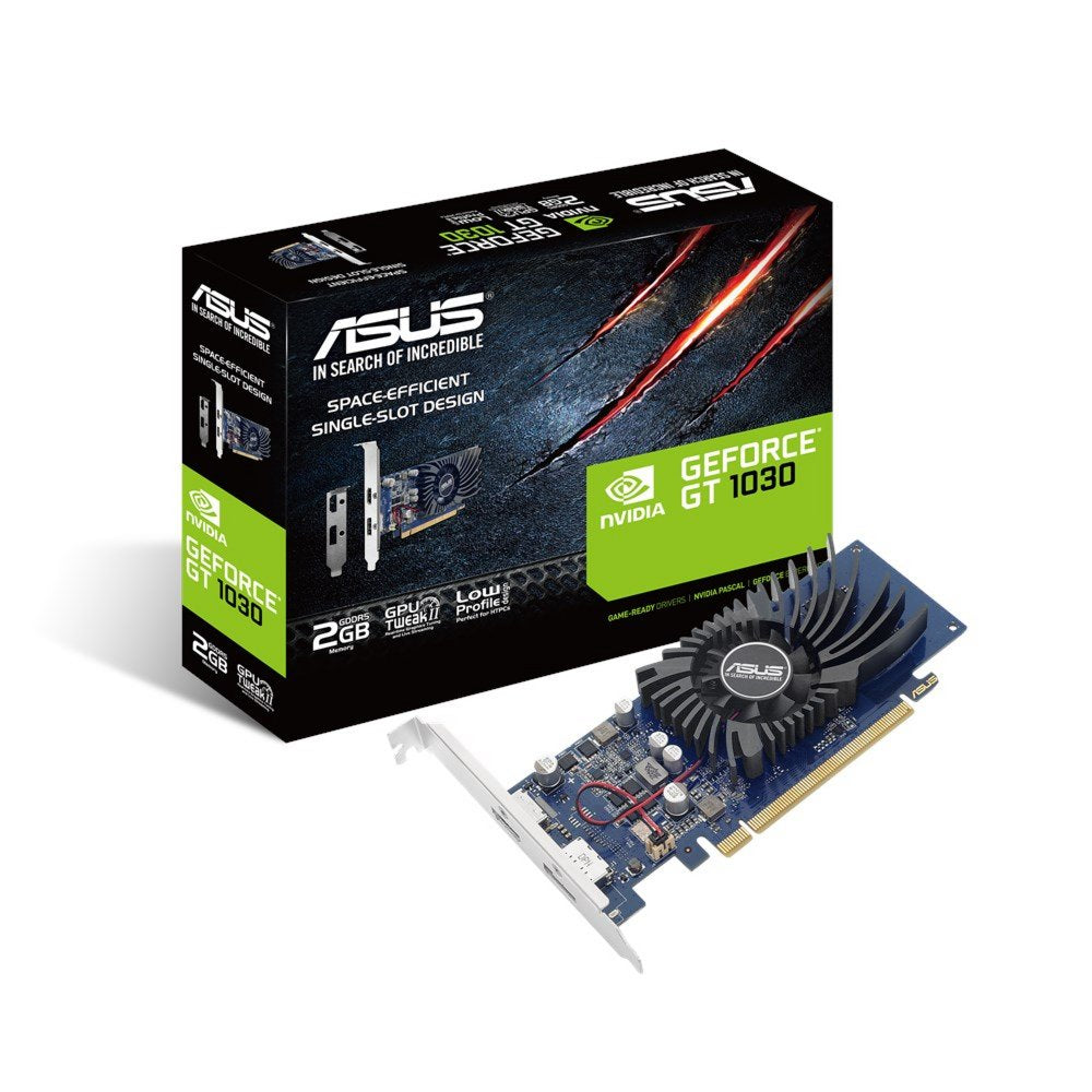 Asus GeForce GT 1030 | 2GB DDR5 VRAM | Low Profile | Videokaart | GPU | Nvidia - Matmuis - Matmuis