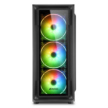Sharkoon TK4 RGB | Midi Tower Case | Zwart - Matmuis
