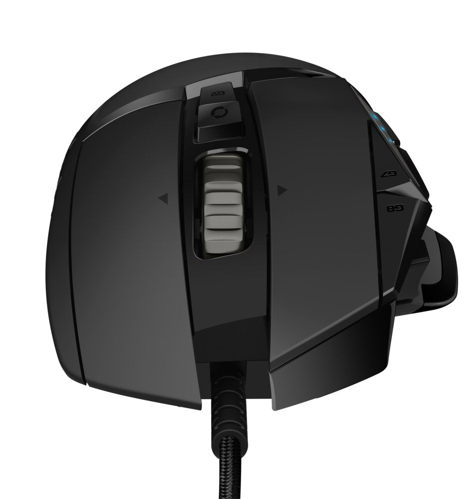 Logitech G502 HERO | Gaming Muis | Rechtshandig | USB-A (bedraad) | 100 - 25.600 DPI | Zwart - Matmuis - Matmuis