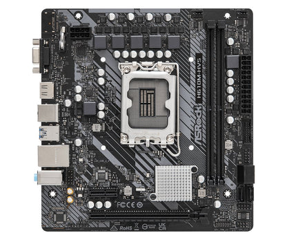 Asrock H610M-HVS Intel H610 | Socket LGA 1700 | Intel H610 | 2xDDR4 | Micro-ATX | Moederbord - Matmuis - Matmuis