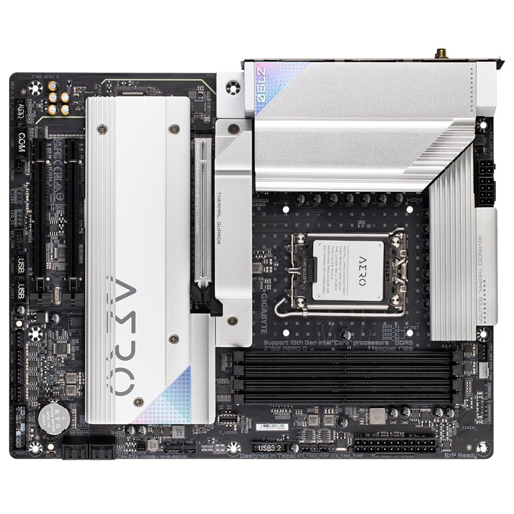 Gigabyte Z790 AERO G | Socket LGA 1700 | Intel Z790 | 4xDDR5 | ATX | Moederbord