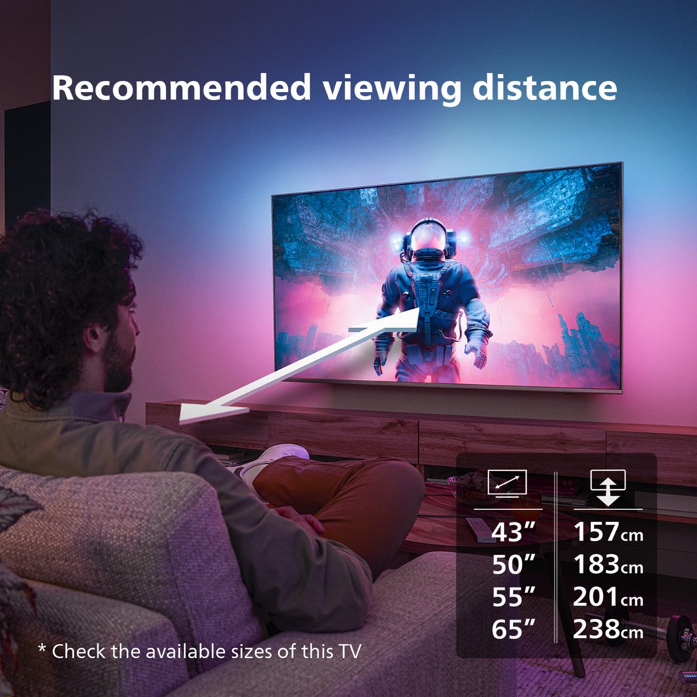 Philips The One 65PUS8949/12 | 65'' Ultra HD 4K | LED Smart TV | Wifi | Titan OS | HDR10+ | 144Hz - Matmuis - Matmuis