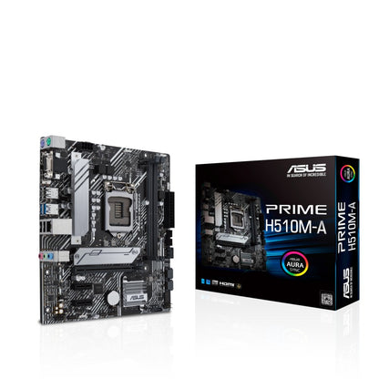ASUS PRIME H510M-A ARGB | Socket LGA 1200 | Intel H510 | 2xDDR4 | Micro-ATX | Moederbord - Matmuis - Matmuis