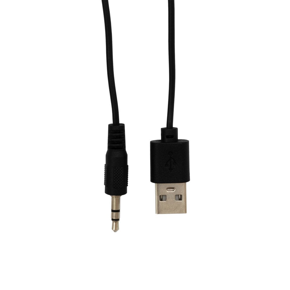 Baracuda SEASHELL Rainbow | 2.0 Stereo Luidsprekerset USB | 2x3000mW | Zwart - Matmuis