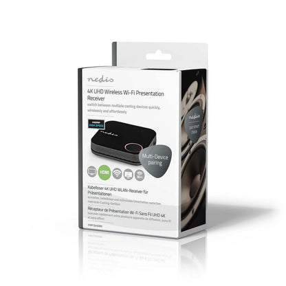 Nedis VWFI3450BK | Draadloze HDMI-ontvanger | 4K Ondersteuning | Wi-Fi | Zwart - Matmuis