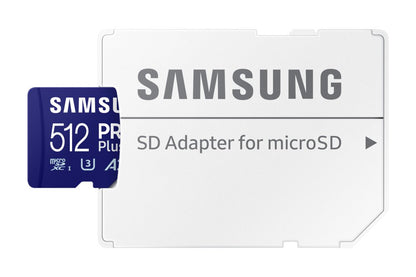 Samsung EVO Plus | MicroSDXC | 512GB | Class 10 | UHS-I U3 | Inclusief adapter - Matmuis - Matmuis